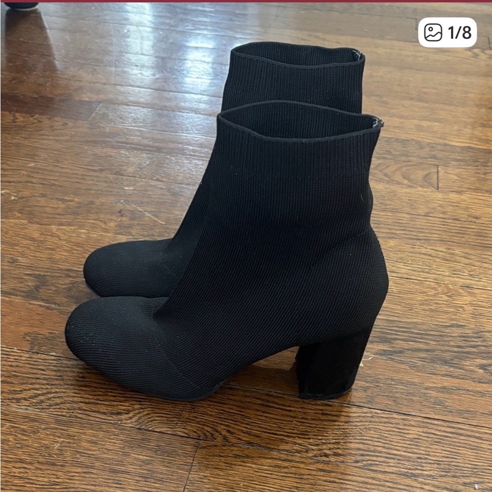 MIA Black Heeled Boots